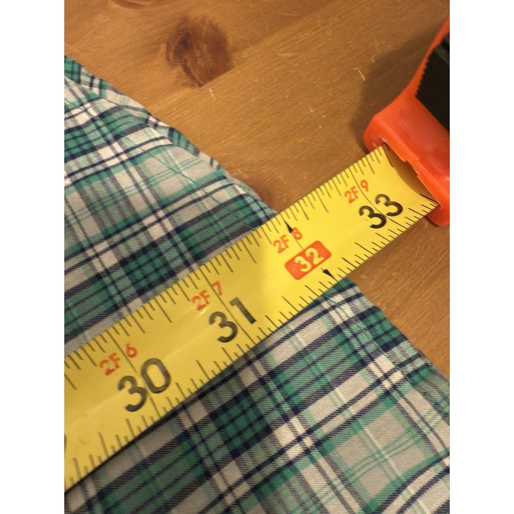 Wrangler Men's Green/Navy/White Plaid Pearl Snap Shirt Size XLT Western Style - Picture 5 of 5